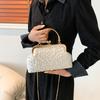 Faux Pearl Shoulder Bag Exquisite Decorative Stylish Handbag Portable Lightweight Women Fashionable Shoulder Handbag