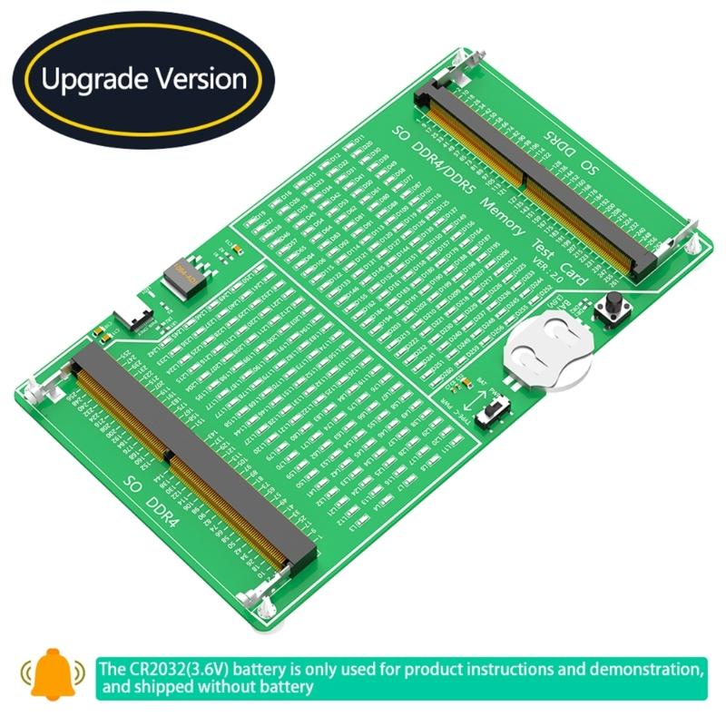 Laptop SO DDR4 DDR5 Memory Test Diagnosis Card for Computer Adapter Board Circuit Test Tool