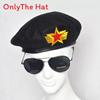 Marvel Logo Wool Beret Hat With Retro British Style And Uv Sunshade For Adults