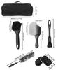 3/7 pcs Soft Car Wheel Brush Kit Non Abrasive Bristles Rim Washing Brush  For Road Trip Travel Truck