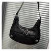 Sacs à main étoiles vintage pour femmes Fashi Hobos Sac d'épaule sous le bras Pochette pour dames Cuir PU Sacs d'aisselle féminins Sac cool Y2k