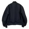 COMOLI U03-04005 Black Silk Nylon MA-1 Jacket 3 blackUsed