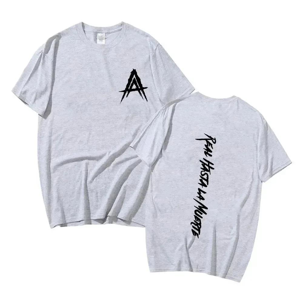Cool Rapper Anuel AA Men Women T Shirt Oversized Cotton Hip Hop Short Sleeve Graphic T-Shirt Streetwear Tee Trend Clothes Tops
