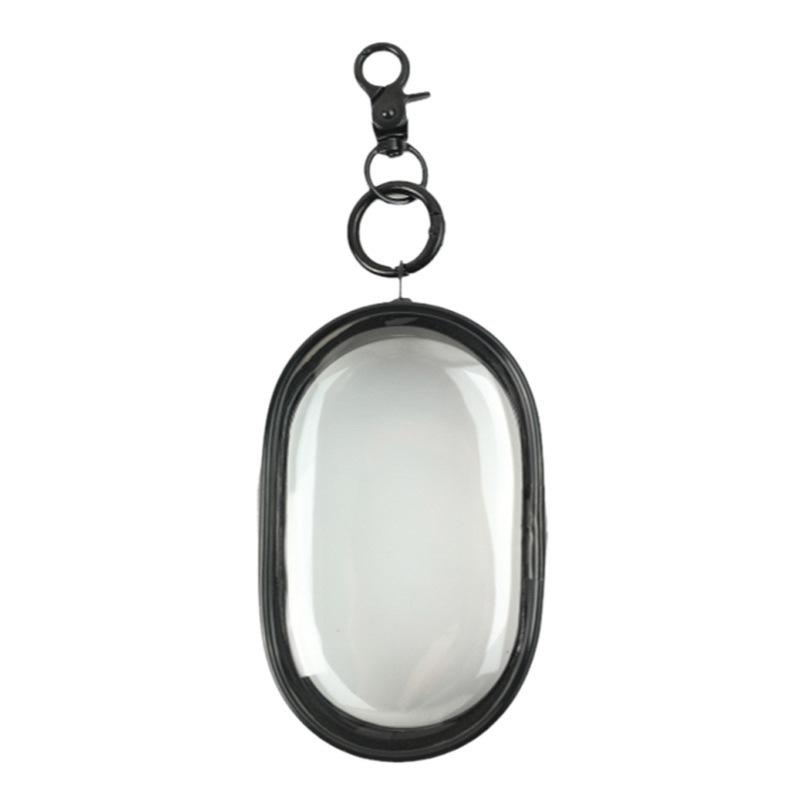 3935 Cavo Dati Caricabatterie Custodia Trasparente Avvolgicavo Portatile per Uscita Auricolari Custodia per Chiavi Borsa Organizzatrice per Cellulare