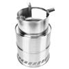 Wood Burning Camping Stove Stainless Steel Potable Backpacking Wood Stoves with Storage Bag for Tent Heating BBQ