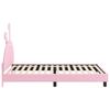 Kids Bed Frame with Headboard Pink 80 X 200 Cm PU