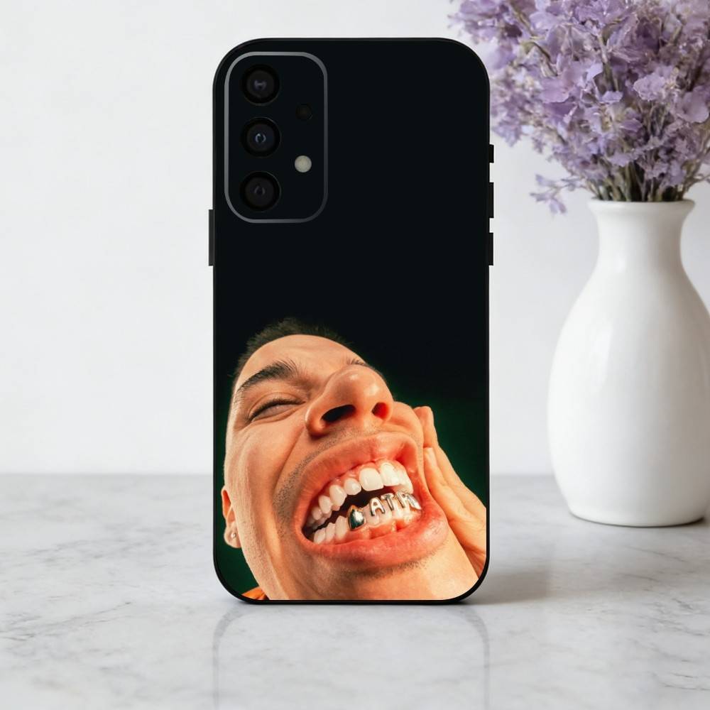ATP A-Album By N-Nsqk-K Phone Case For Samsung Galaxy A73,A72,A71,A70,A53,A52,A51,Soft Silicone Black Cover