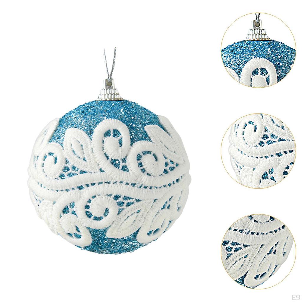 10 Pieces Christmas Tree Balls Xmas Hanging Ornaments Decor Crafts Gifts