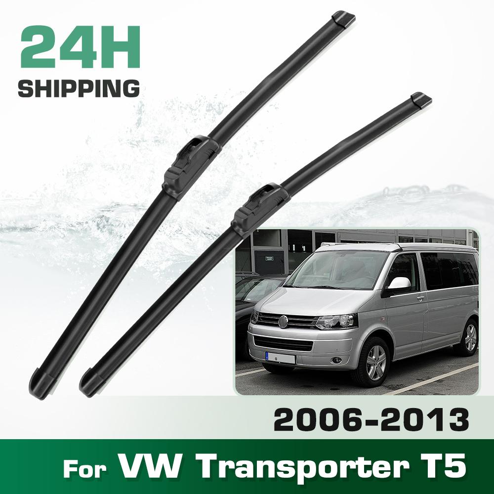 For VW Transporter Caravelle T5 2006-2013 2007 2008 2009 2010 2011 Wiper Front Wiper Blades Windshield Windscreen Window 24"+24