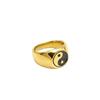 Eastern Bagua Tai Chi Stainless Steel Ring: Niche High-End Titanium Design