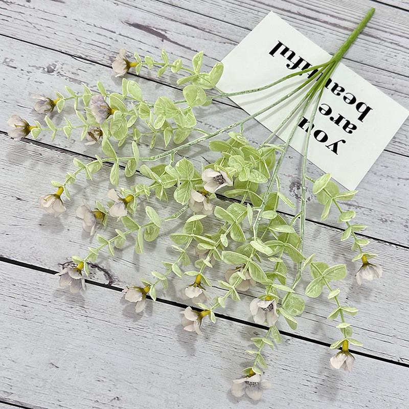 Dream Eucalyptus Blue Flower Bundle With Handmade Craft For Decoration Household