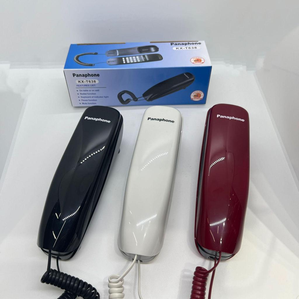 Panaphone KX-T638 Multi-Mount Telephone: Ideal for Home, Hotel, Office, or Elevator Use.