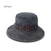 Spring and Summer Men's Bucket Hat Cotton Washed Foldable Shade Hats Casual Outdoor Camping Hat Hiking Hats