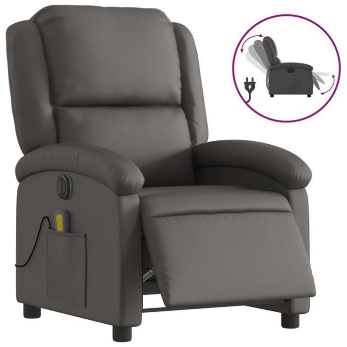 VidaXL Electric Recliner, Relaxation Chair with Adjustable Backrest and Footrest, Living Room Seat 3204257