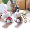 West Highland Dog Plush Toy Keychain Pp Cotton Stuffed Gift For Kids Girls