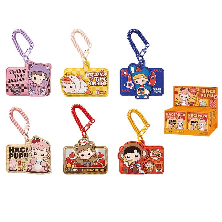 New POP MART HACIPUPU Time Machine Collection Card Holder Mystery Boxes Single Mystery Box/Full Box 6 Pcs PPMT-2505-0046