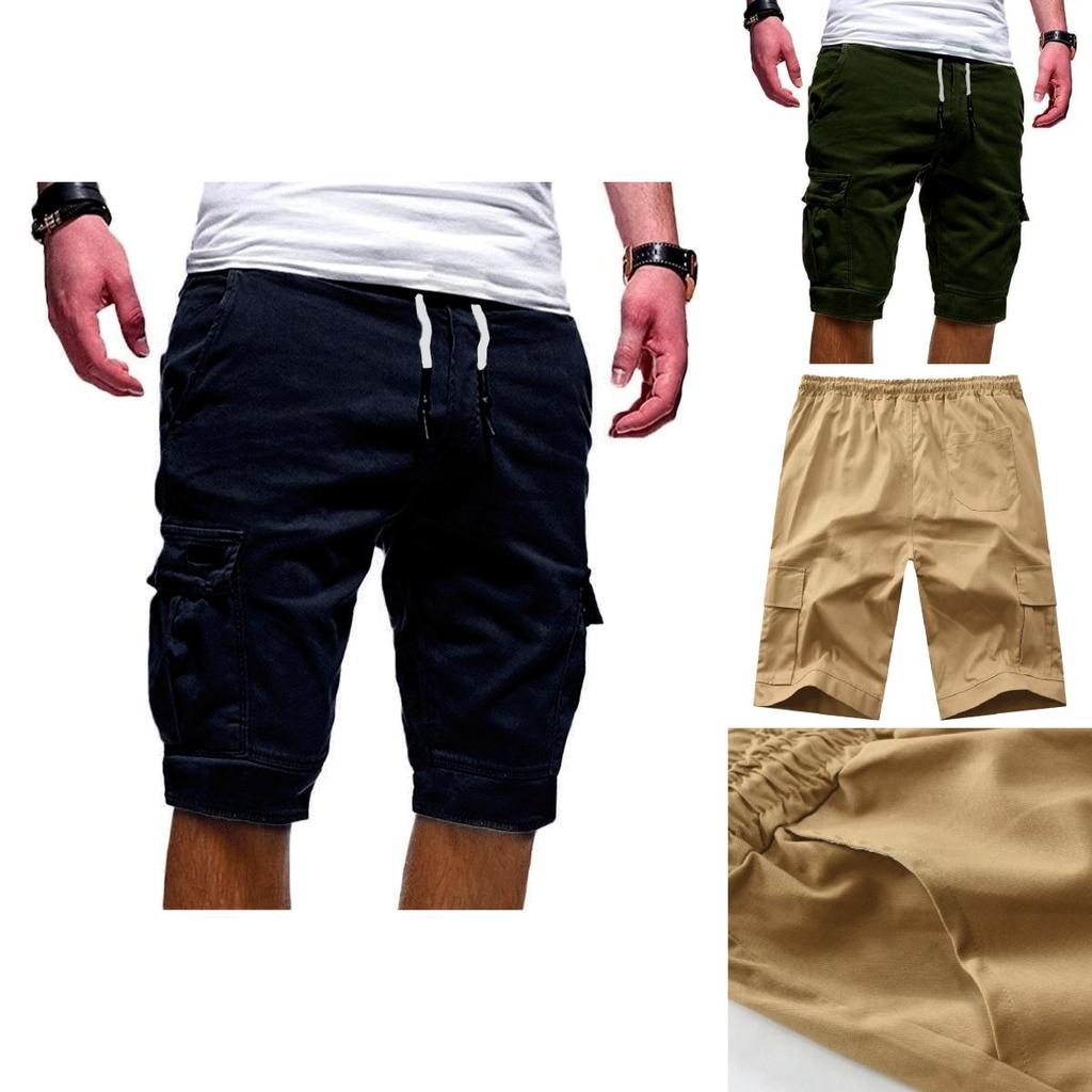 Comfortable Men's Cargo Shorts Summer Casual Jogger Sport Army Combat Trousers