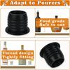 Good-12 Pack Liquor Pour Spout Adapters, Pour Spouts For Large Neck Liquor Bottles, For Alcohol Olive Oil Up To 25 Mm Neck