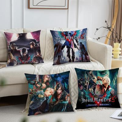 Devil May Cry Cushion Cover For Pillow Printing Sofa Decoration Home Car Room Coffee Shop Office Nordic Simplicity