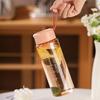 Leak-proof Single-layer Plastic Cups with Tea Strainer Carrying Rope Water Bottle Water Cup