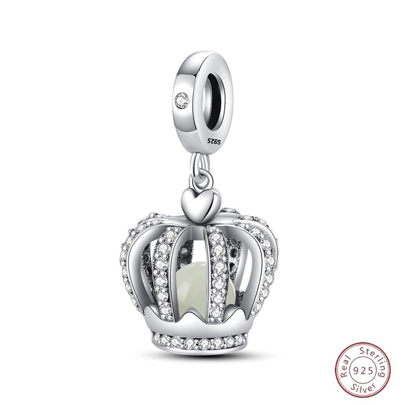 New Copper Charm Bead Mother'S Day Love Heart Family Charm Bead Pendant Fits Bracelet Womens Jewelry Gift