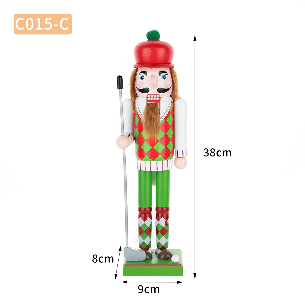 

Sports-themed Wooden Nutcracker Ornament