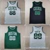 Boston Celtics 88 Neemias Queta Authentic Style Basketball Jersey Cotton Blend Unisex Fan Wear Men Women
