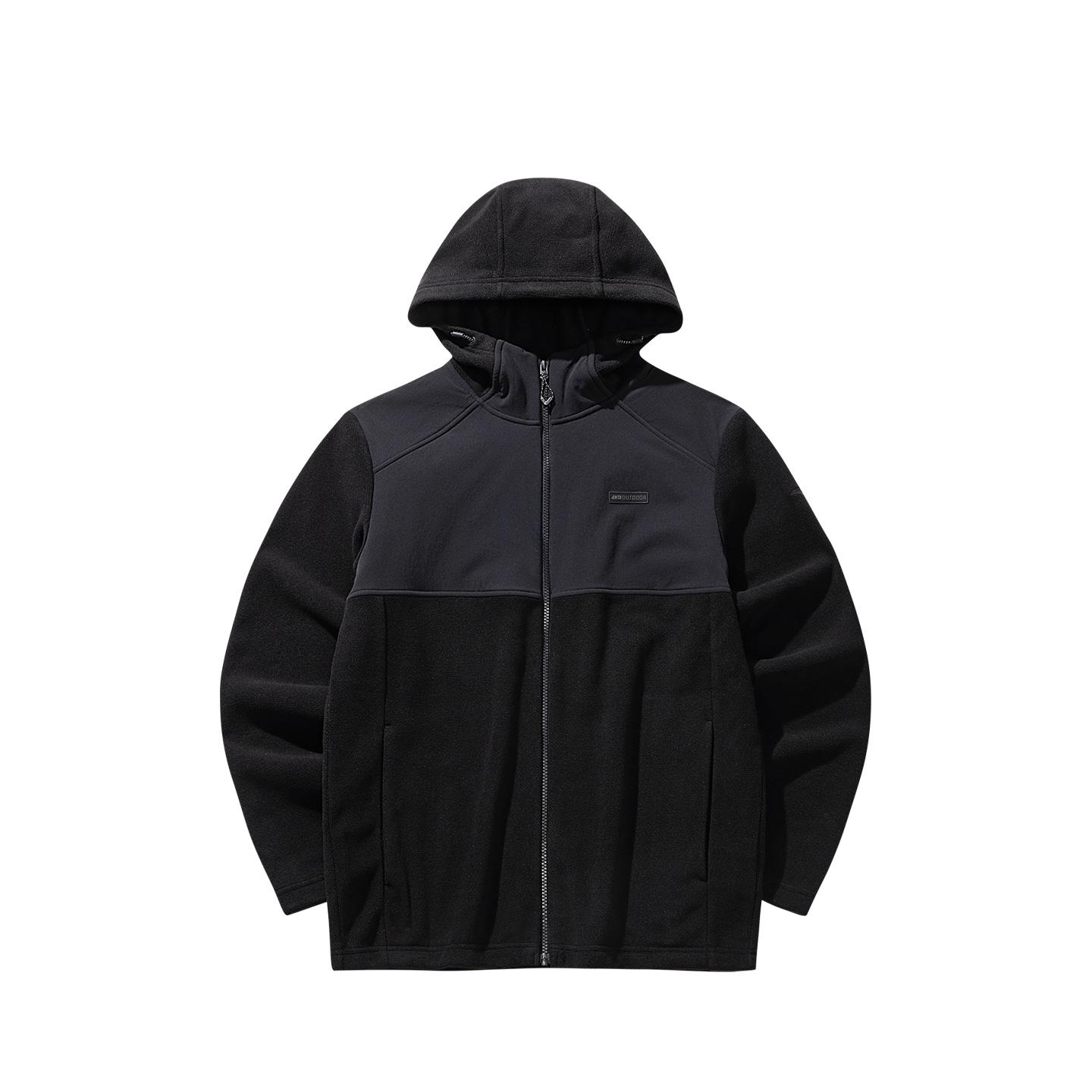 ANTA Jackets Men s Basic Black 3 Hooded Thickened Other 152616702-3 XL