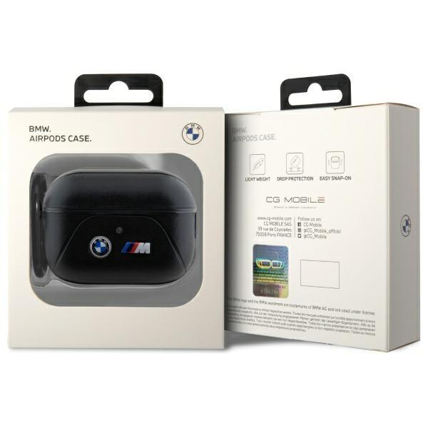 Bmw Bmap222Pvtk Airpods Pro 2            (2022/2023) Cover Czarny/Black Curved Line