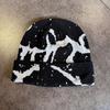 Y2K Print Knitted Hat Autumn And Winter Street  Unisex Warm Personal Versatile  Niche Beanies