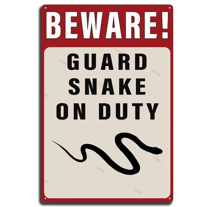 Vintage Warning Metal Tin Sings Keep Gate Closed Posters Plate Wall Decor for Home Bars Garage Cafe Clubs Garden Retro Poster