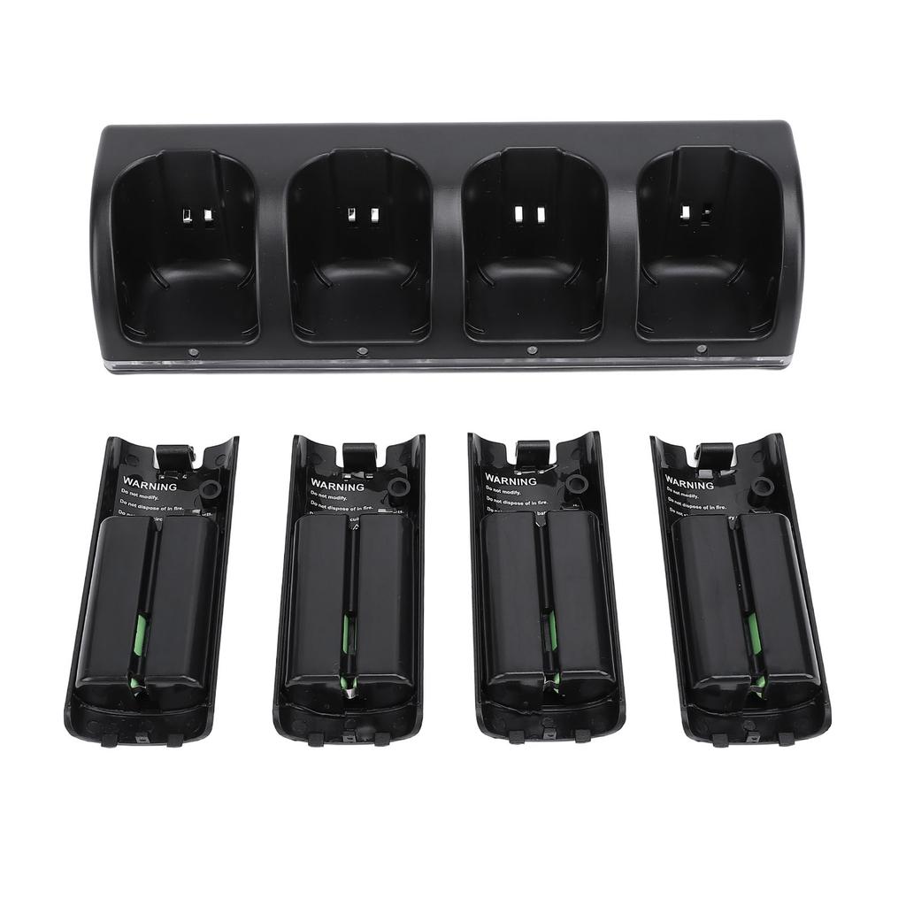 Controller  R Station for   Remotes Controller  R Dock Station with 4 Pack 2800mAh Re Able Battery