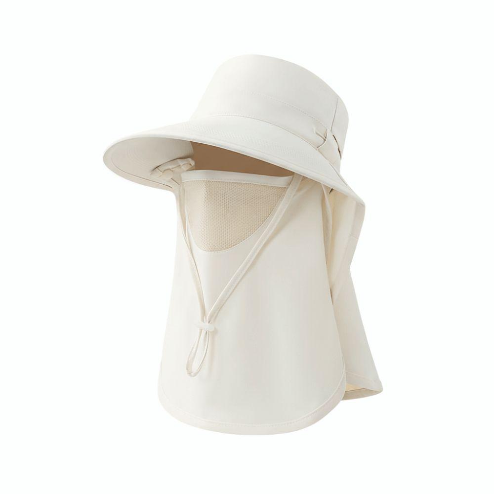 Outdoor Sunscreen Bucket Hat UV Protection Neck Flap Bucket Hat Breathable Fisherman Hat  Travel