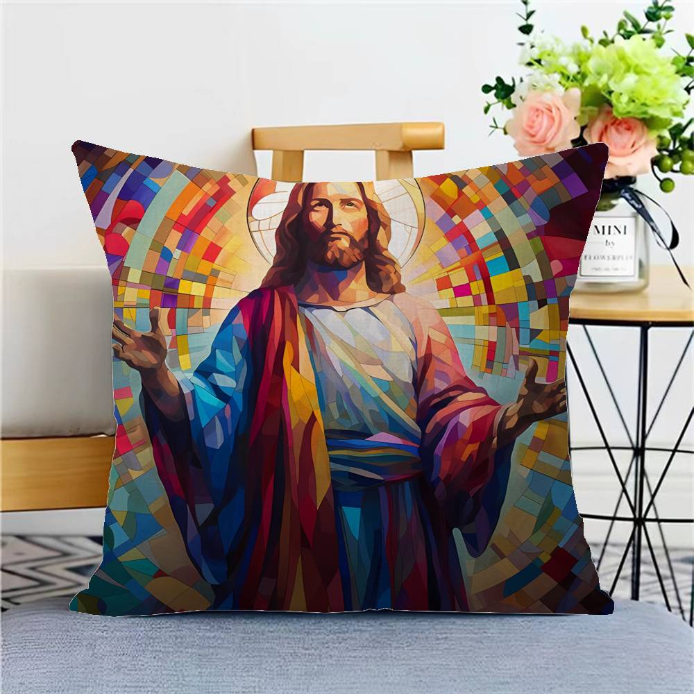 Jesus I Saw That pillow cover sofa cushion cover home room decoration children gift