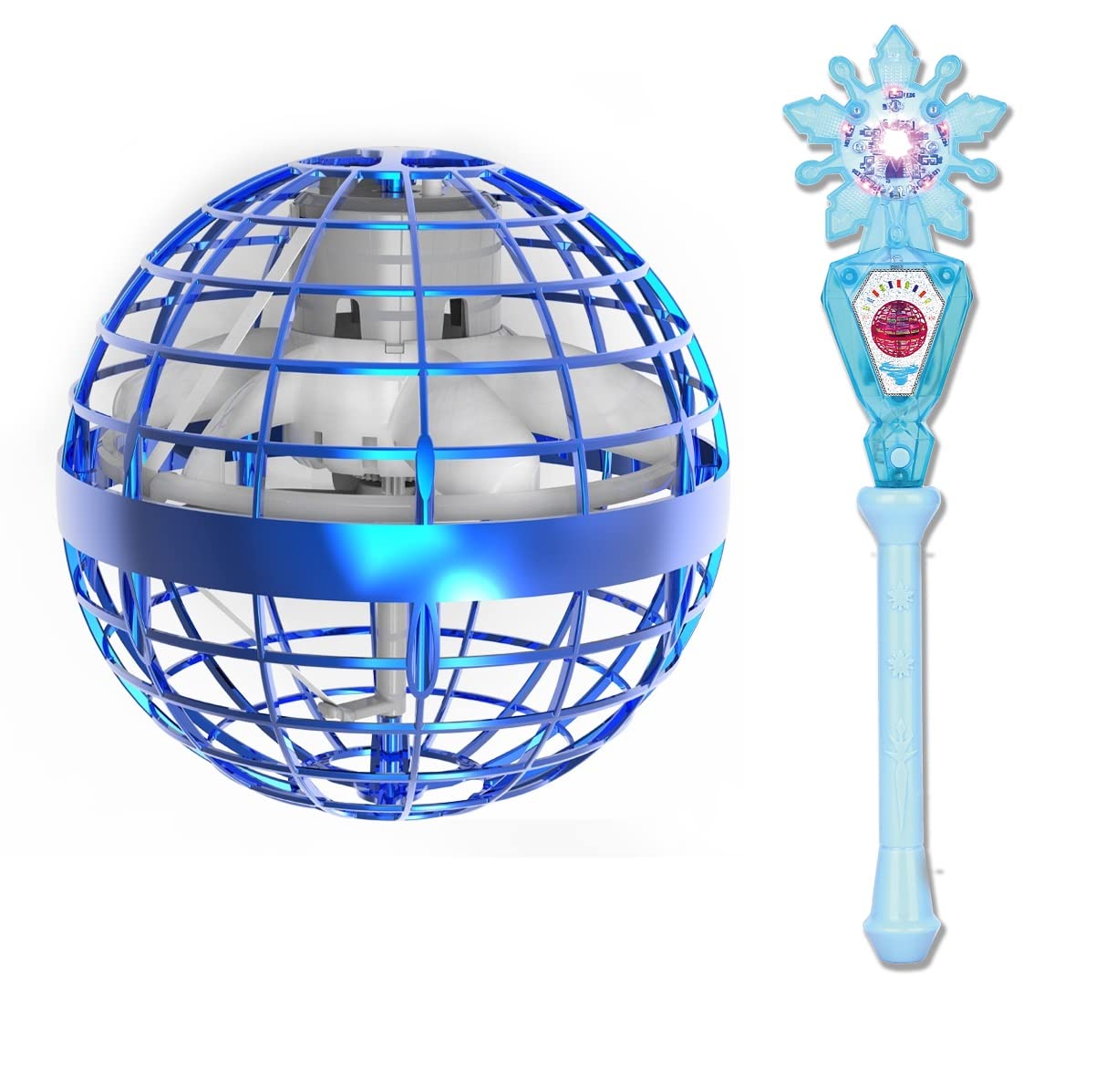 

Волшебный полет для реальности и технологии Мини для детей со светодиодной инфракрасной индукцией автоматическое избегание менее чем ручное управление в помещении (Научный синий) синий