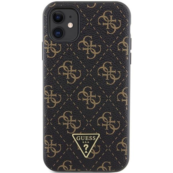 Guess Guhcn61Pg4Gpk Iphone 11 / Xr 6,1 Czarny/Black Hardcase 4G Triangle Metal Logo