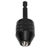 Drill Chuck Adapter 0.6-8mm Clamping 1Celsius4 Inch Hex Shank 3 Jaw Drill Chuck Conversion Tool for Power Tools