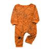 Family Matching Halloween Print Loungewear Set Long Sleeve Top and Pants for Parent and Child