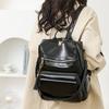 European and American Soft Leather Vintage Fashion Women's Backpack