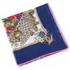 New Brand Bandana Shawl 100% Twill Silk Scarf Floral 130cm Square Scarves Print Kerchief Woman Headband Hijab Scarf&Wraps