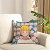 Yumis Cells The Movie Cushion Cover Reversible Plush Pillow Cover Soft Fluffy Home Decor for Sofa Bedroom