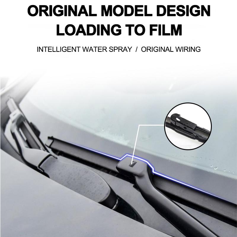 Pro Tesla Model X 2015~2022 Ostřikovač Vodní Lišty stěračů Vstřikovače Příslušenství do auta Multifunkční čištění předních oken
