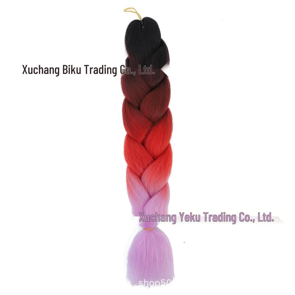 Three, Four, Five-Color Gradient High-Temp Fiber Jumbo Braid Material