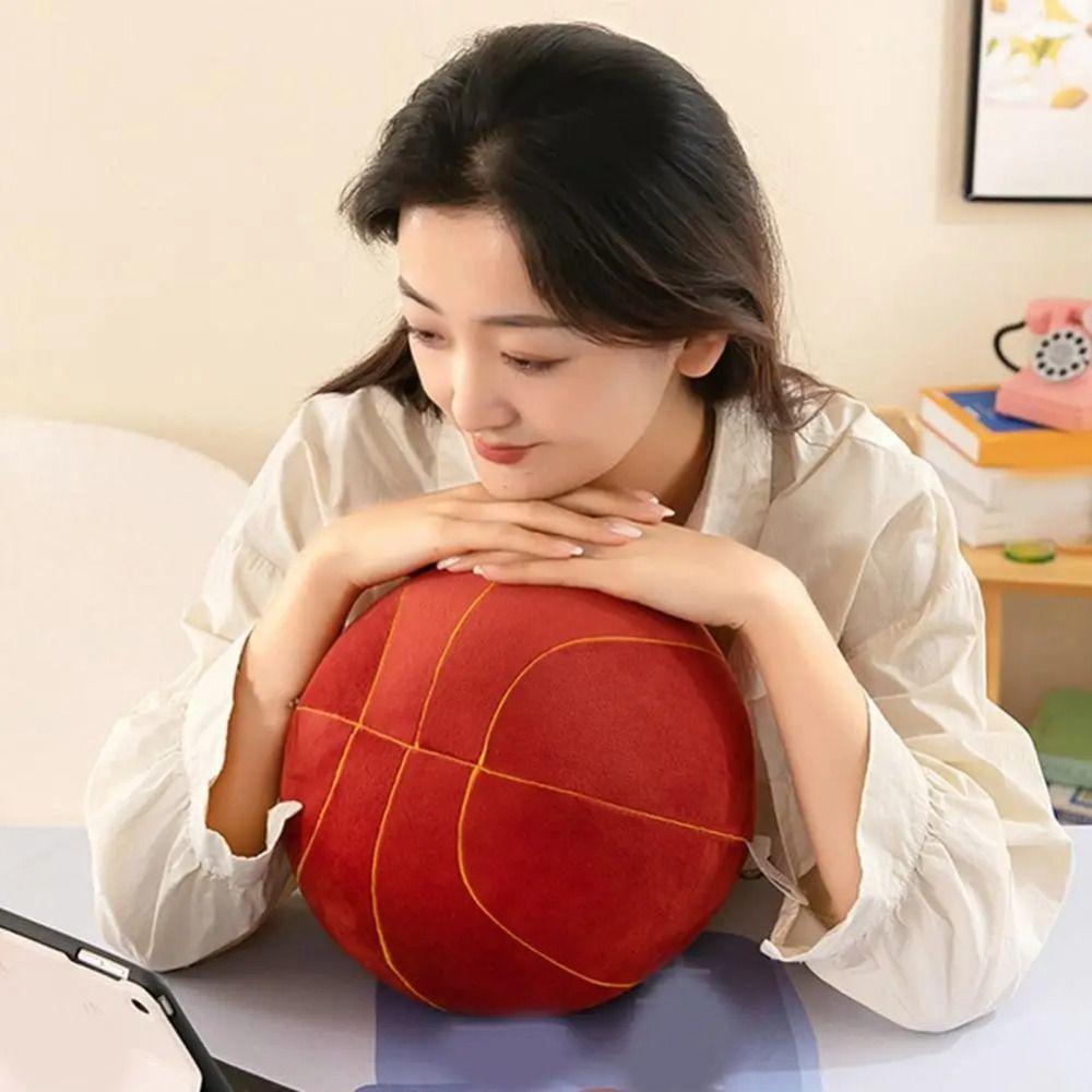 

Basketball Basketball Stuffed Doll Simulation Sports Ball Stuffed Doll Kid Girl Boy