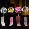 Glass Painting Glass Painted Wind Chime Handmade Wind Bell Campaigns Door Decoration Home Decor