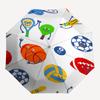 Ball Sports Theme Automatic Umbrella, Lightweight & Portable, 8 Rib, Perfect for Outdoor Travel, Birthdays, Christmas, Gifts.