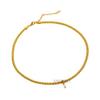 European & American Colorful Zircon Pendant Necklace with 18K Gold-Plated Copper Clavicle Chain - Women's Unique Design YS31