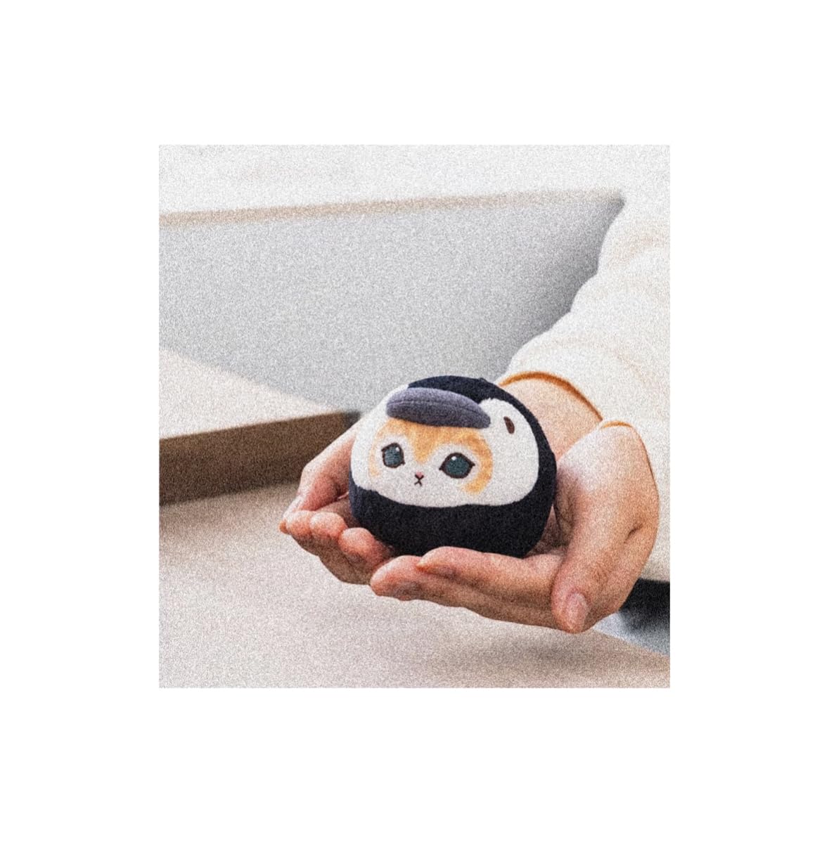 

Официальный мерч Маскот Морское существо Мофу Мяу Мордочка, Прибл.. 7см, (Пингвин)