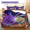 Naruto Pattern Bedding Quilt Set Quilt Cover Pillowcase Home Decoration Birthday Gift (1 * duvet cover + 2 * pillowcase, without core)