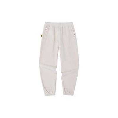 Basketball Series Solid Color Mid Waist Tapered Knit Sports Pants Men Bottoms Champagne 952331303-1